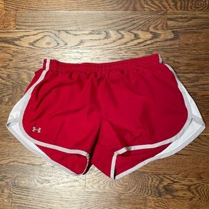 UA lined shorts